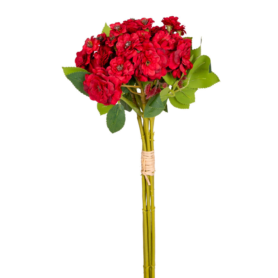 Yapay Çiçek, Kalanşo, Kalanchoe, Kırmızı - 32 cm