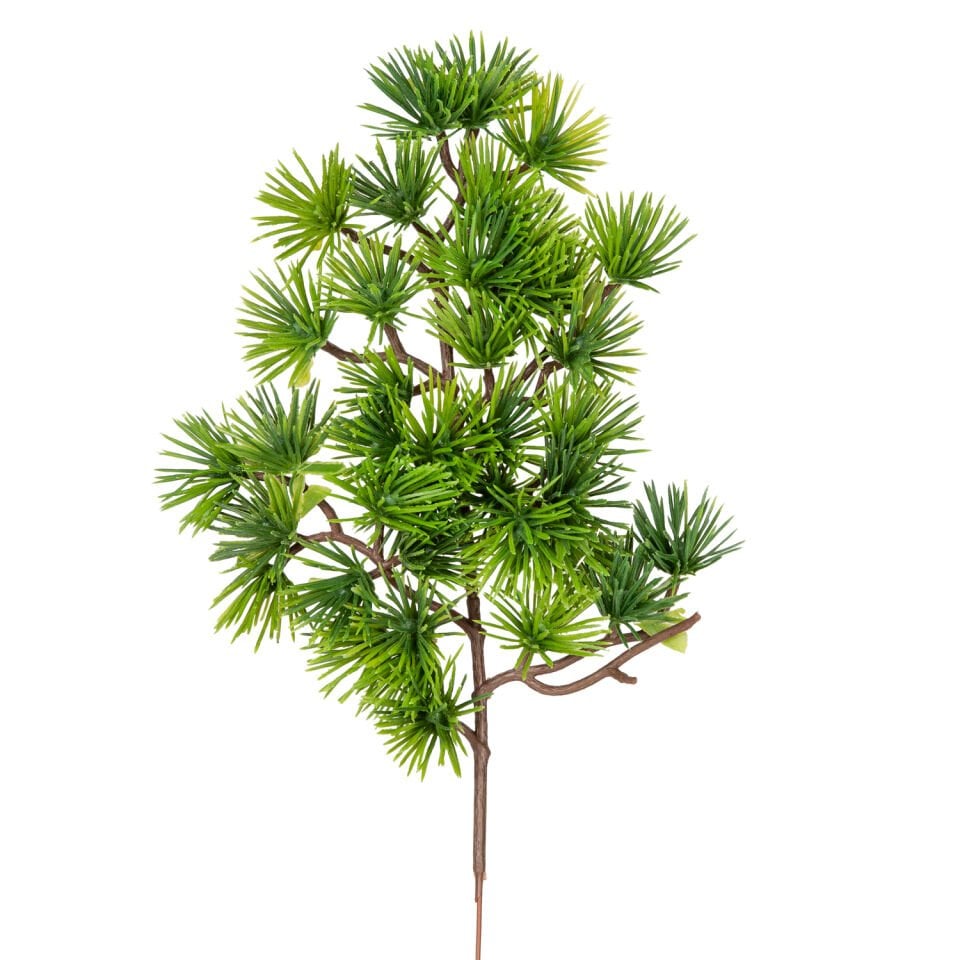 Yapay Dikenli Çam Dalı, Yeşil - 33 cm