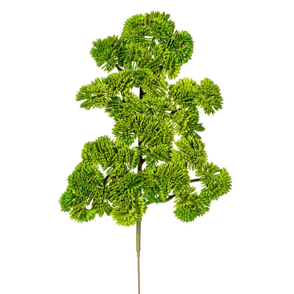 Yapay Dikenli Çam Dalı, Yeşil - 33 cm