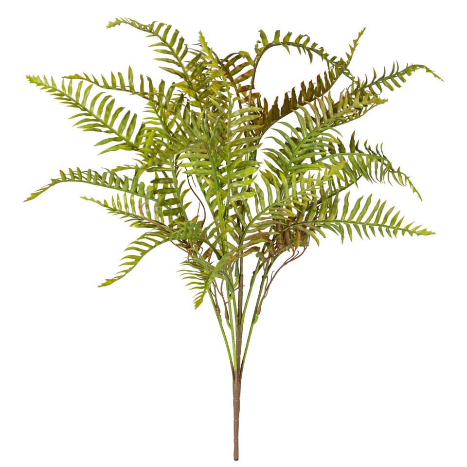 Yapay Fujer - Eğreltiotu Demet, Kızıl/Yeşil - 60 cm