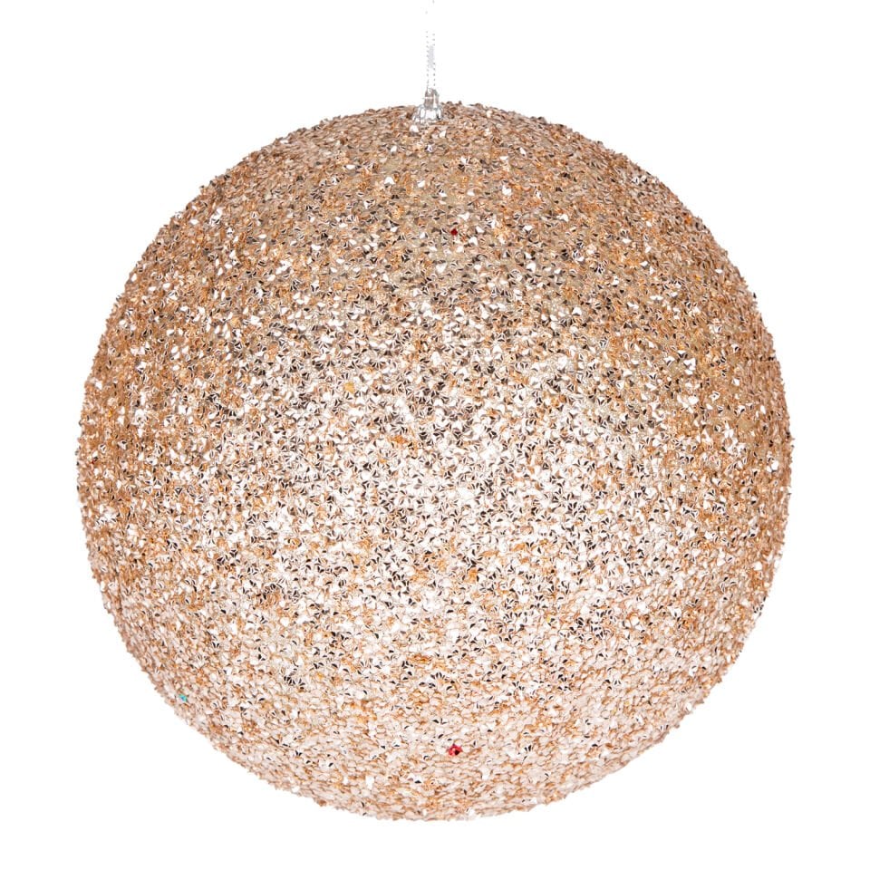 Yılbaşı Topu, Şampanya - 25 cm