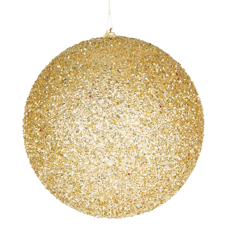 Yılbaşı Topu, Gold - 25 cm