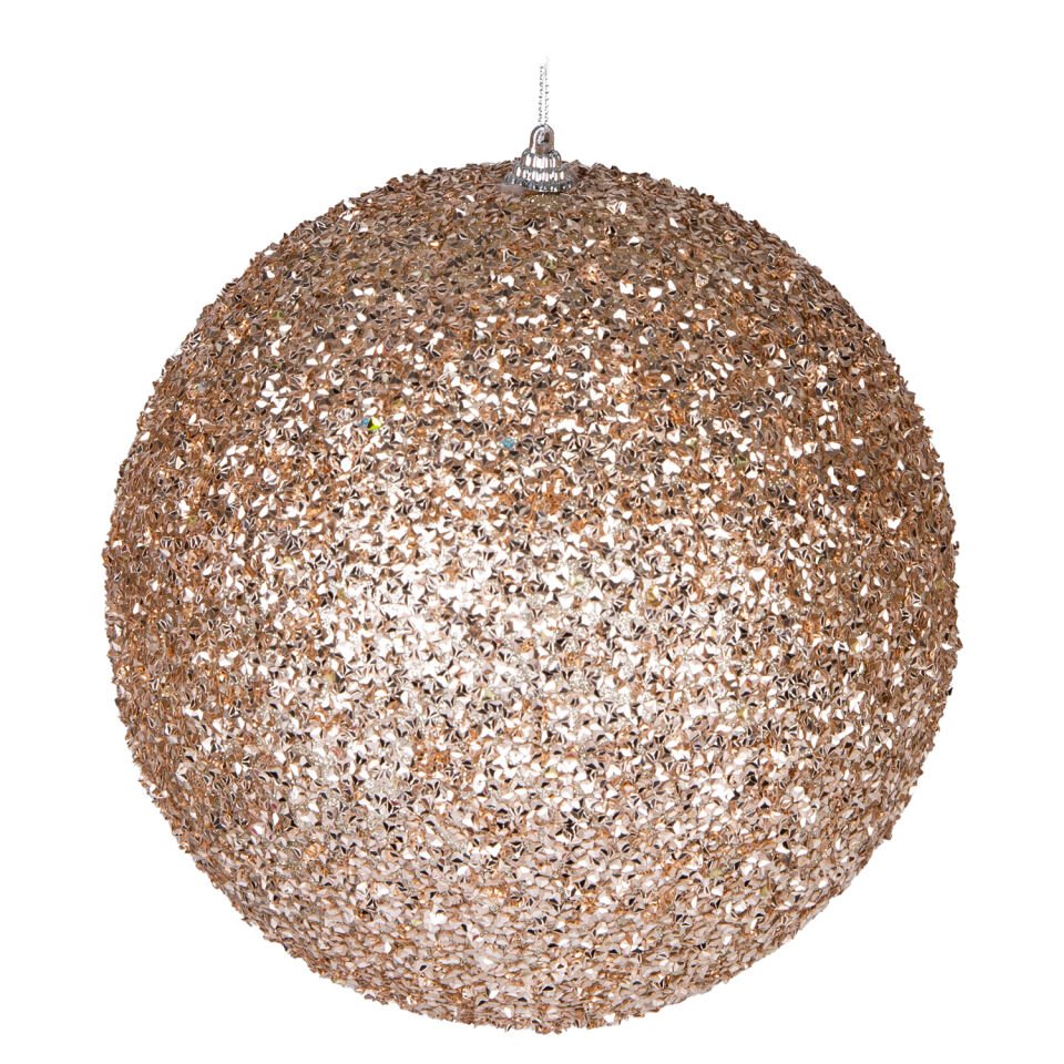 Yılbaşı Topu, Şampanya - 20 cm