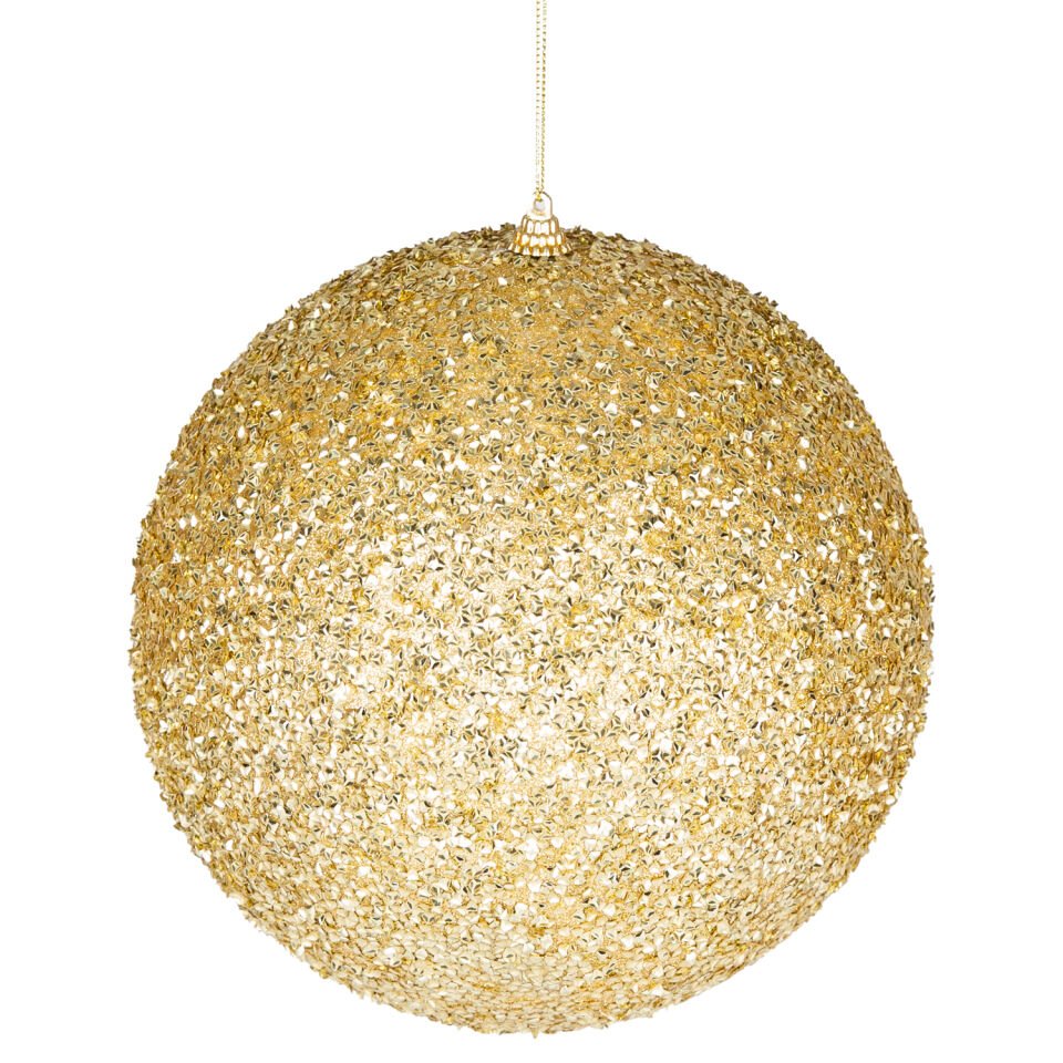 Yılbaşı Topu, Gold - 20 cm