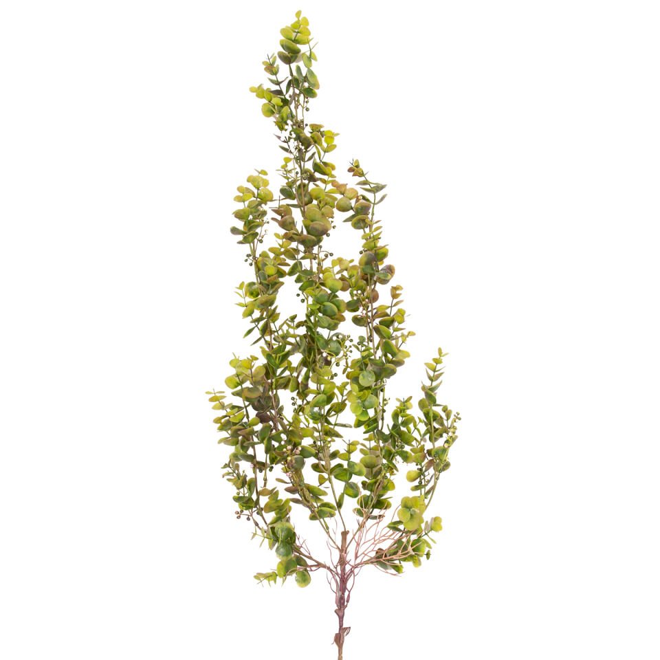 Yapay Bitki, Sarkan Sarmaşık Okaliptus, Kızıl-Yeşil - 100 cm