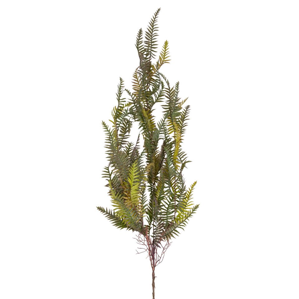 Yapay Fujer-Eğrelti Otu Sarmaşık, Kahverengi-Yeşil - 115 cm