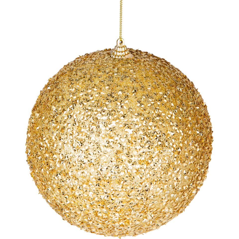 Yılbaşı Topu, Gold - 15 cm