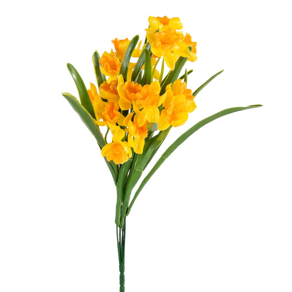 Yapay Nergis Demeti Sarı-Turuncu 37 Cm.