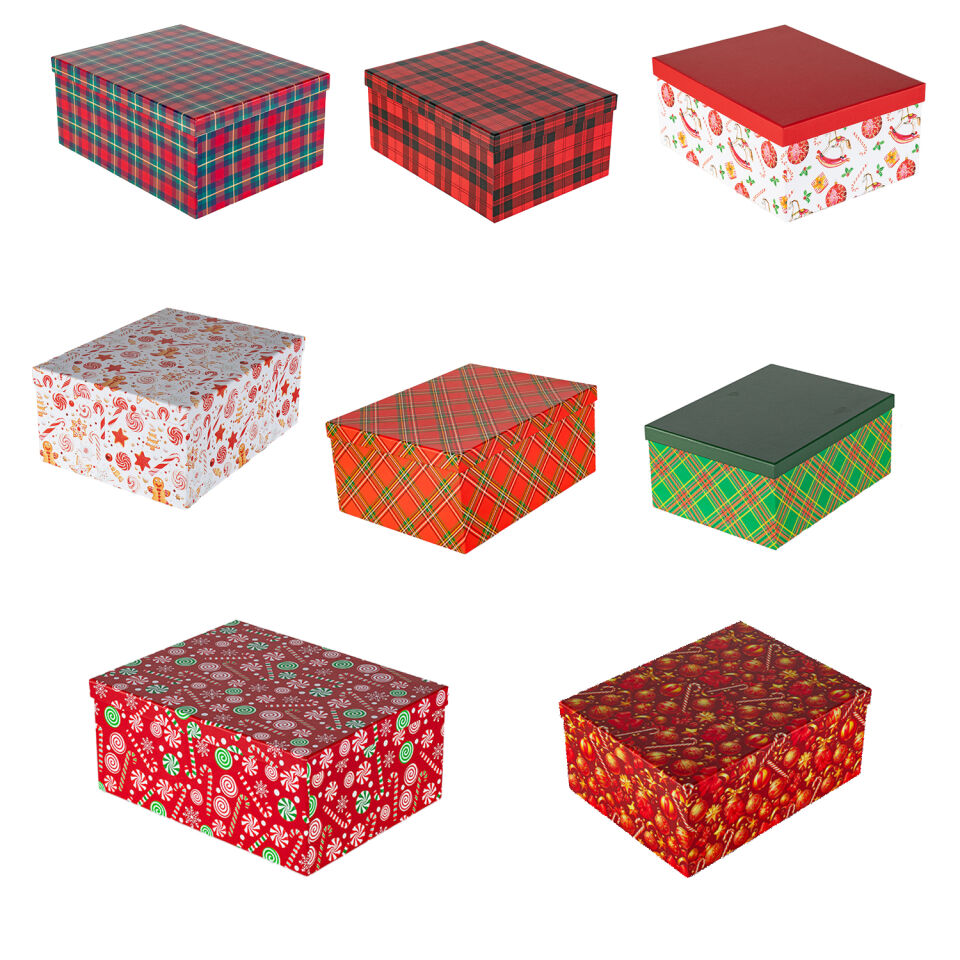 Hediye Kutusu Karton Asorti 27x20x11,5 Cm.