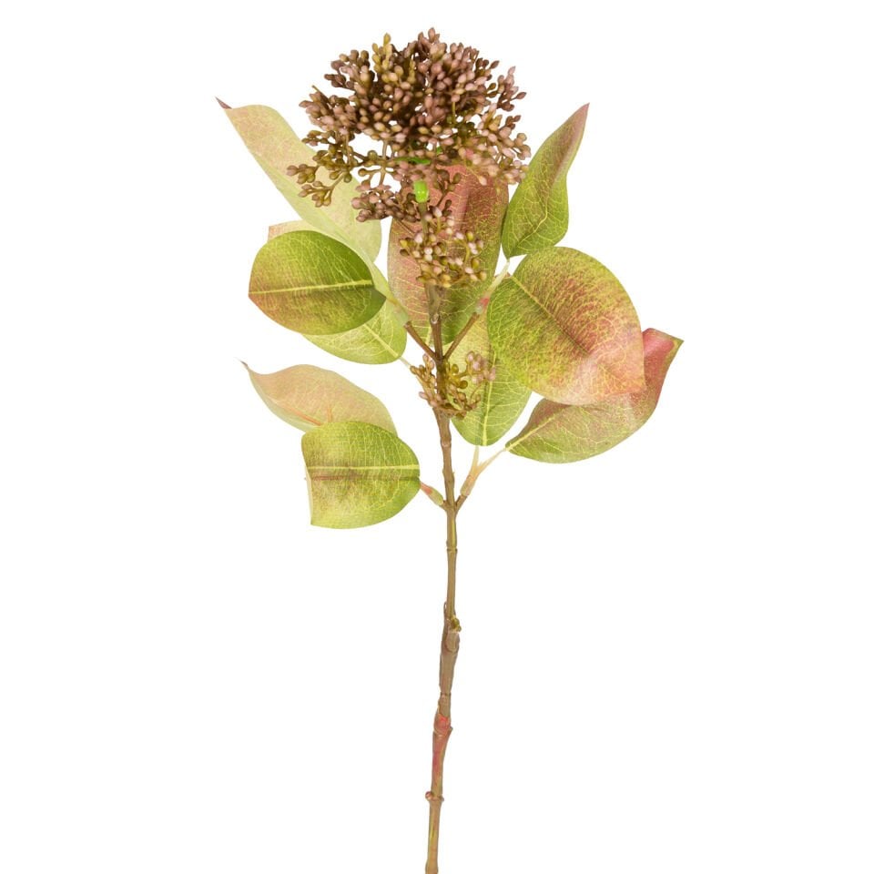 Yapay Bitki, Simüle Berry Dal, Kahverengi - 52 cm