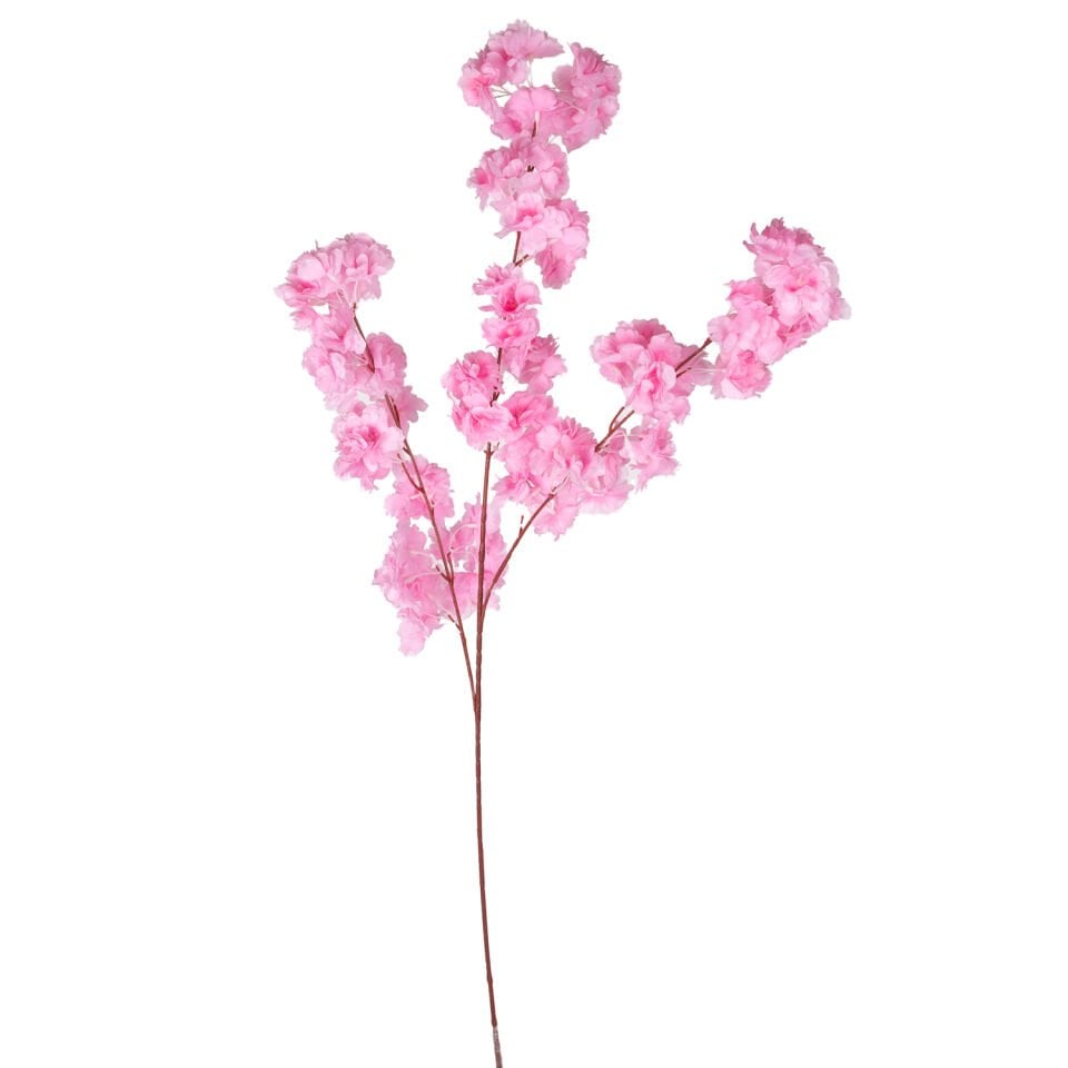Yapay Çiçek, Bahar Dalı, Pembe - 95 cm