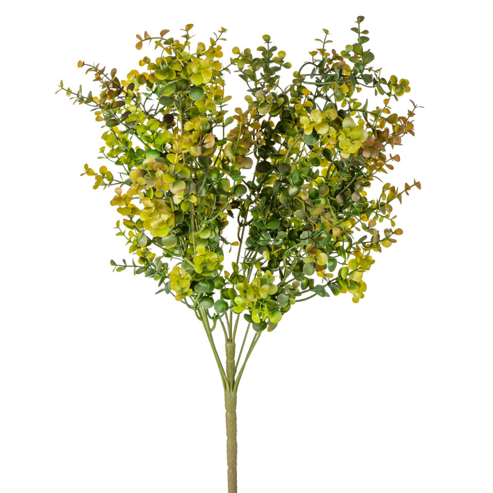 Yapay Bitki Okaliptus Demet Açık Kızıl-Yeşil 57 Cm.