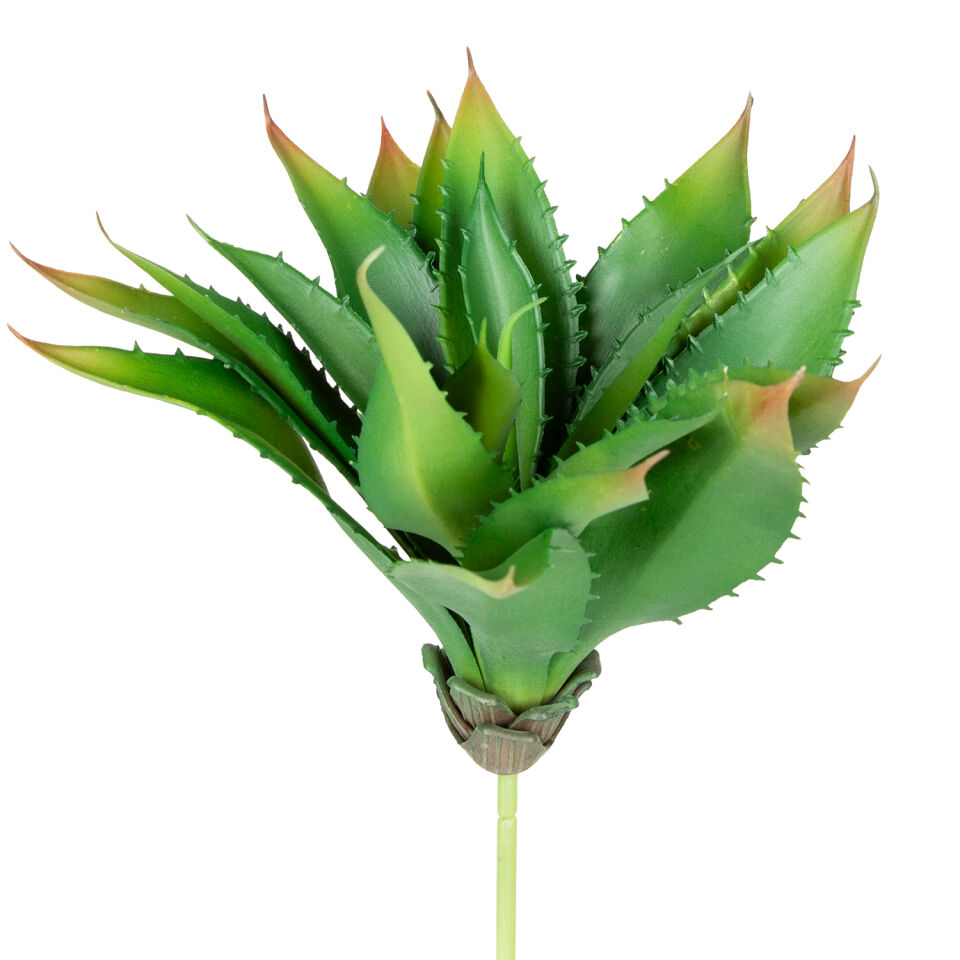 Yapay Kaktüs Sukulent Aloevera Kızıl-Yeşil 26 Cm.