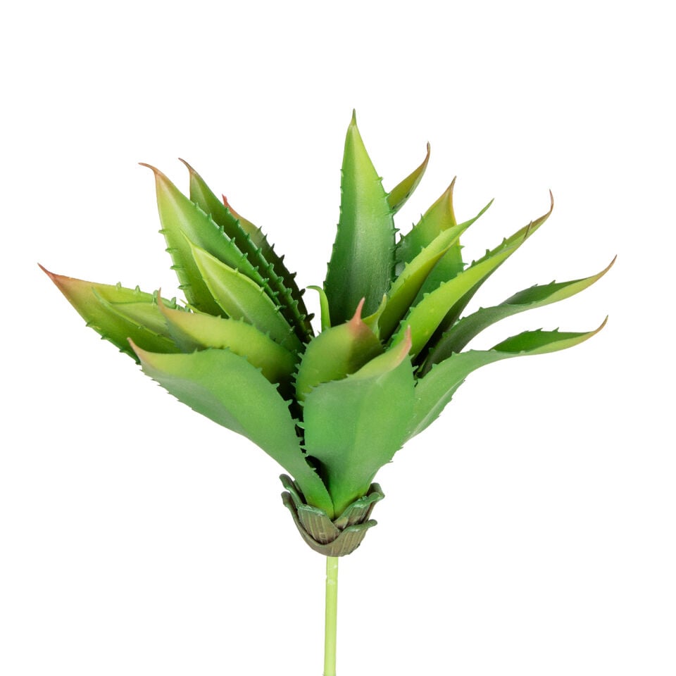 Yapay Kaktüs Sukulent Aloevera Kızıl-Yeşil 26 Cm.