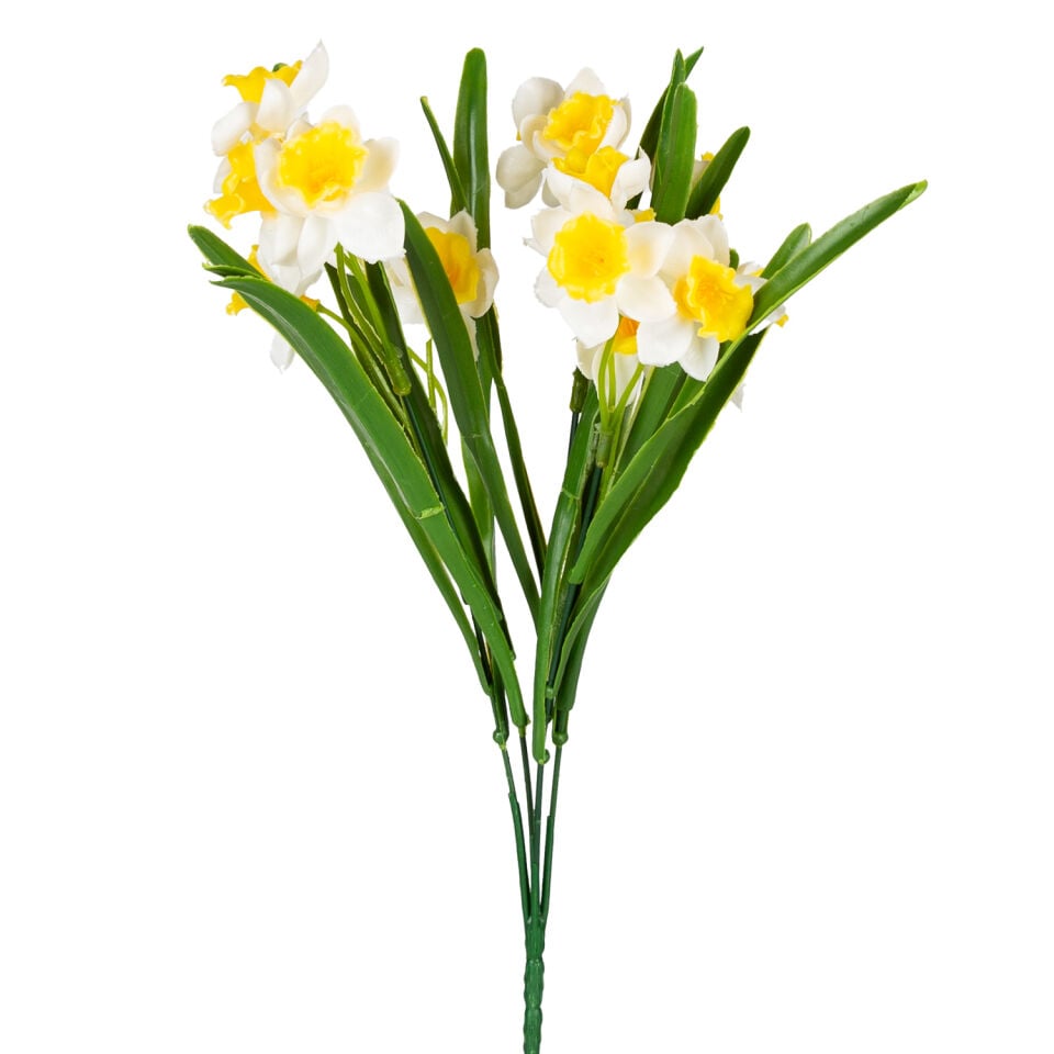 Yapay Nergis Sarı-Beyaz 35 Cm.
