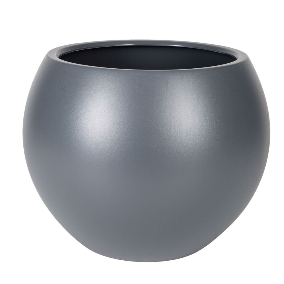 Küre Saksı, Antrasit - 26x20 cm
