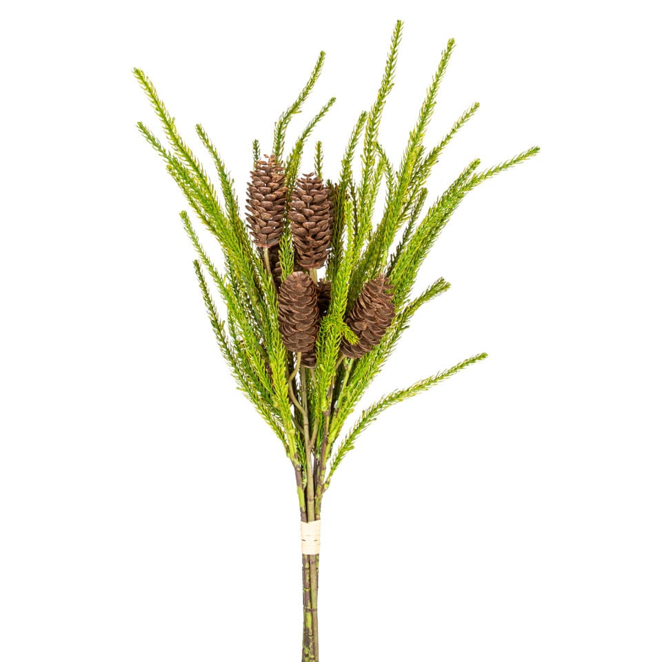 Yapay Çam Demeti Kozalaklı Yeşil 60 Cm.