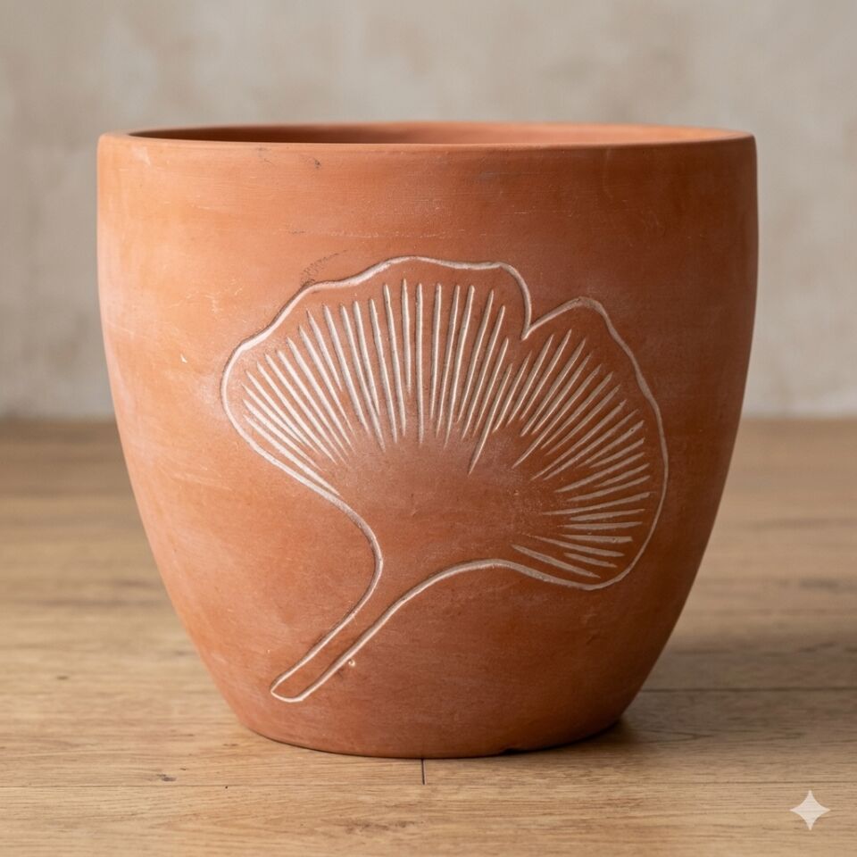 Toprak Saksı Naturel 90 Litre 45x40 cm.
