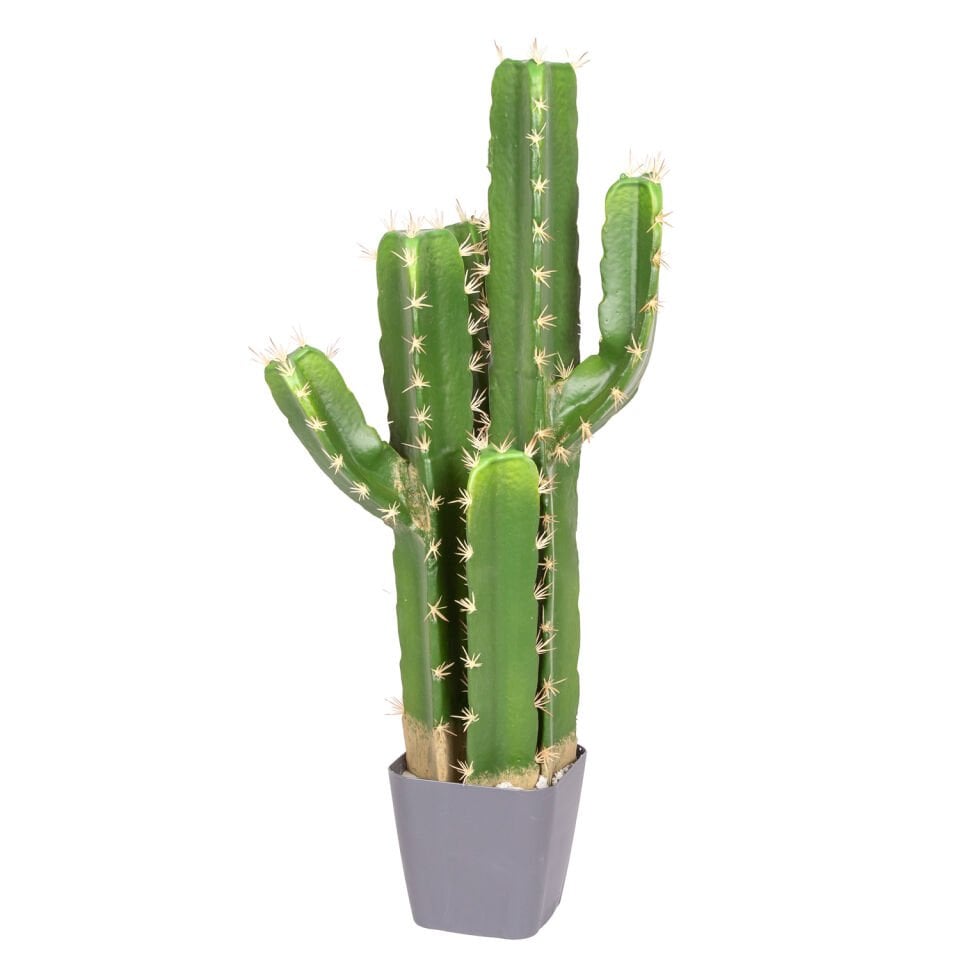 Yapay Kaktüs, Saksılı - 3 Gövde, 70 cm