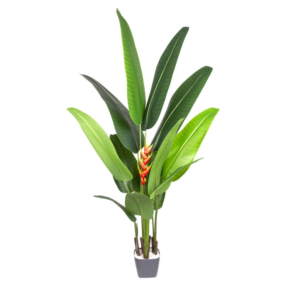 Yapay Ağaç, Starliçe, Gerçek Dokulu, Yeşil - 12 Yaprak, 1 Çiçekli, 180 cm