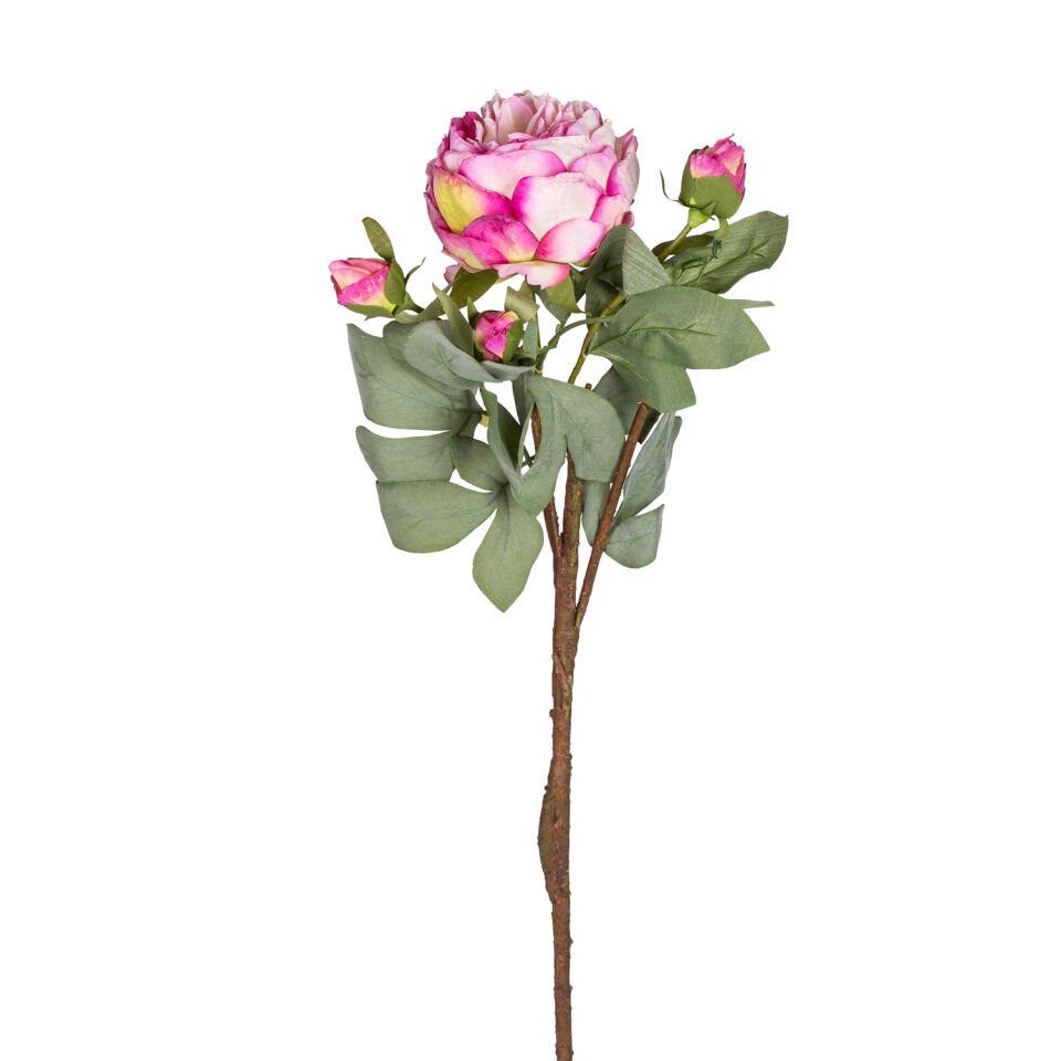 Yapay Çiçek, Şakayık Dalı, Fuşya - 58 cm