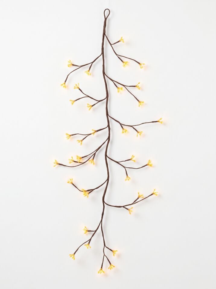 Yılbaşı Aydınlatma Sarmaşık 288 Led 8 Fonksiyonlu USB'li Kahverengi 1,8 Metre