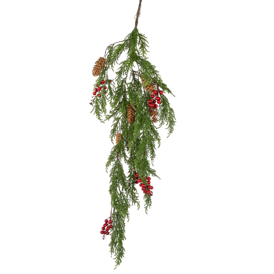 Yapay Sarmaşık Kokinalı Çam Dalı Yeşil 100 Cm.