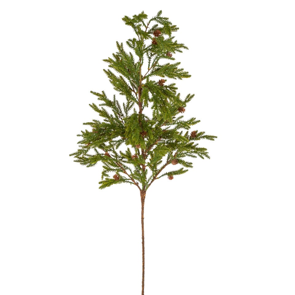 Yapay Çam Dalı Kozalaklı Yeşil 110 Cm.