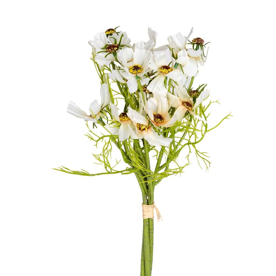 Yapay Çiçek, Papatya, Beyaz - 35 cm