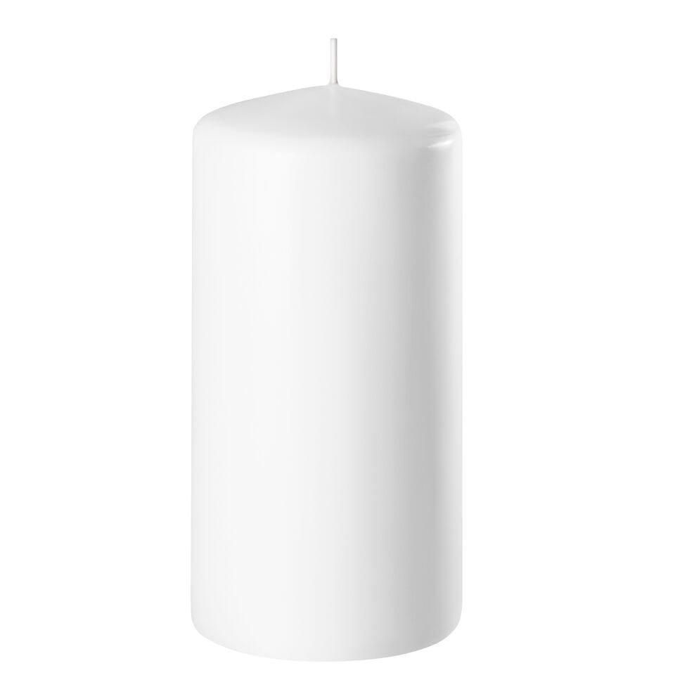 Mum, Silindir, Beyaz - 5x10 cm
