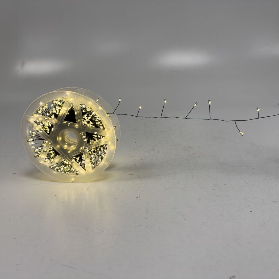Yılbaşı Aydınlatma Gün Işığı 800 Led 8 Fonksiyonlu USB'li Yeşil 30 Metre