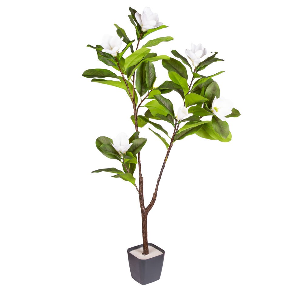 Yapay Manolya Ağacı, Gerçek Dokulu - 120 cm