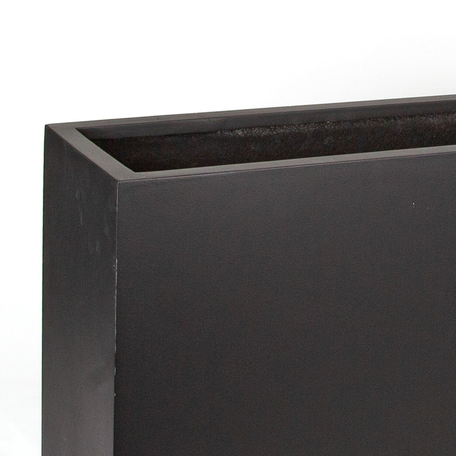 Saksı / Seperatör, Dikdörtgen, Antrasit - 25x100x60 cm