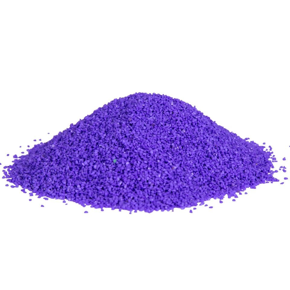 Renkli Dekoratif Vazo Saksı Kumu Mor 1,8 Kg.