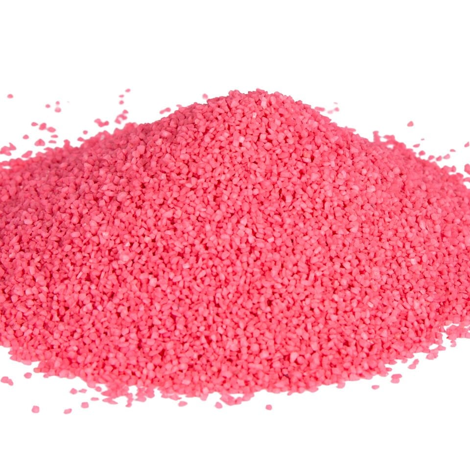 Renkli Dekoratif Vazo Saksı Kumu Pembe 1,8 Kg.