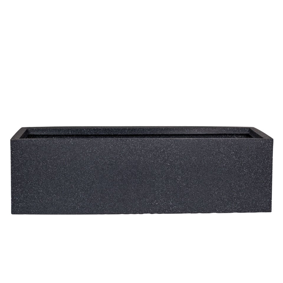 Plastik Saksı Dikdörtgen Seperatör Siyah 100X30 Cm.