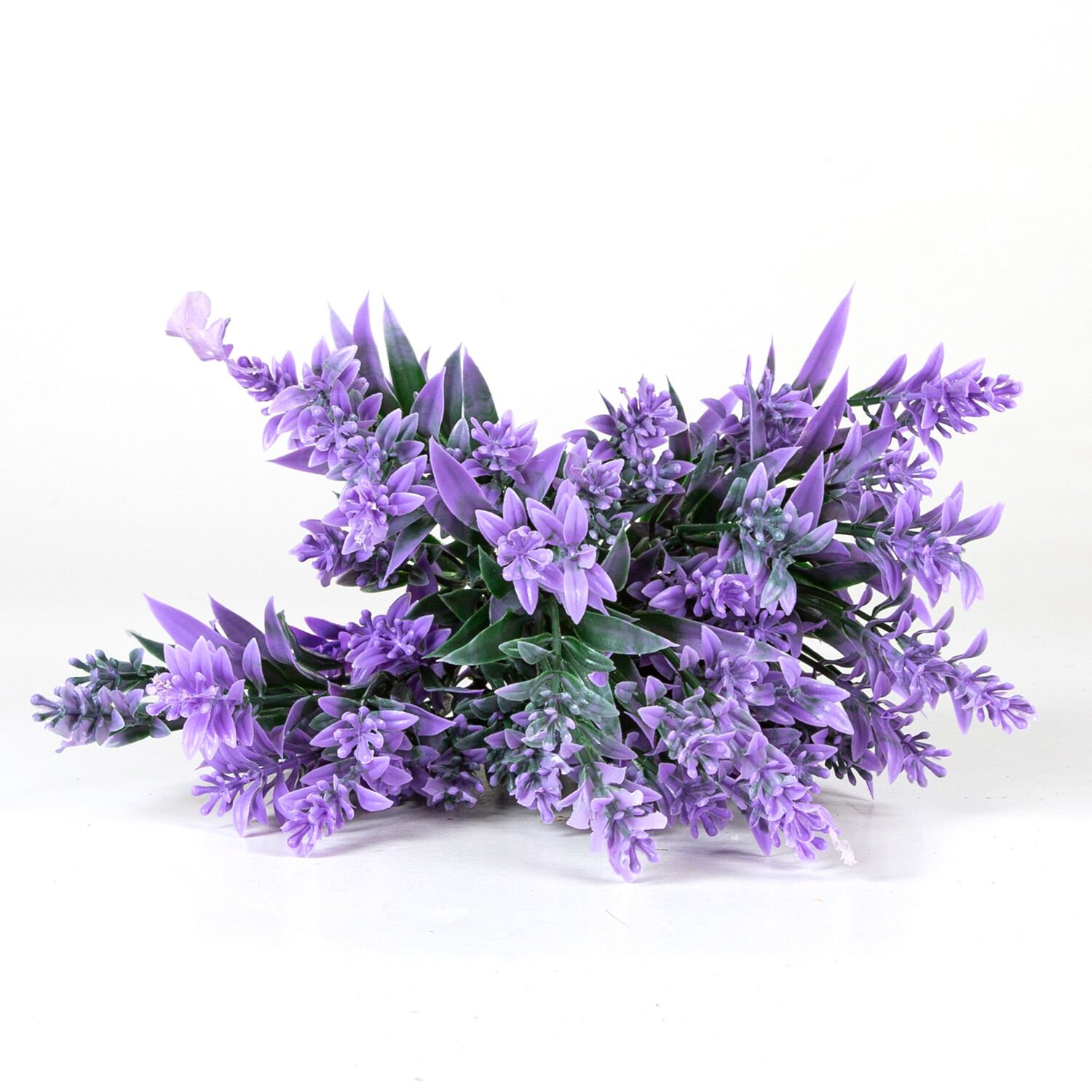 Yapay Nergis Bitkisi, Mor - UV Korumalı, Dış Mekan Uyumlu, 40 cm