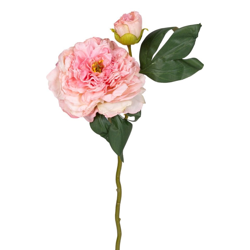 Yapay Çiçek, Şakayık, Tomurcuklu, Açık Pembe - 50 cm