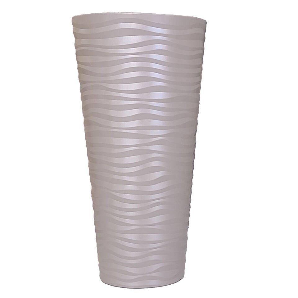 Plastik Saksı, Konik, Kahve - Küçük