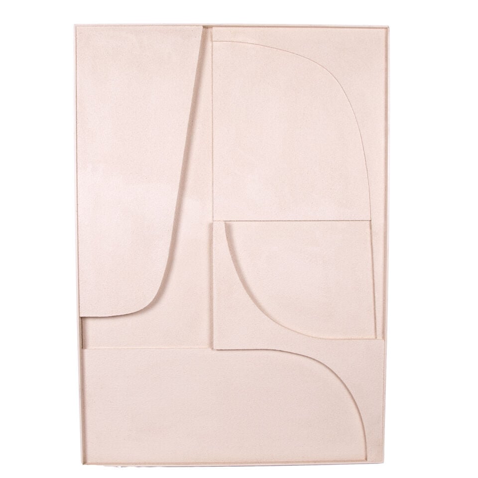 Modern Tasarım Duvar Tablosu Krem 70x100 Cm.