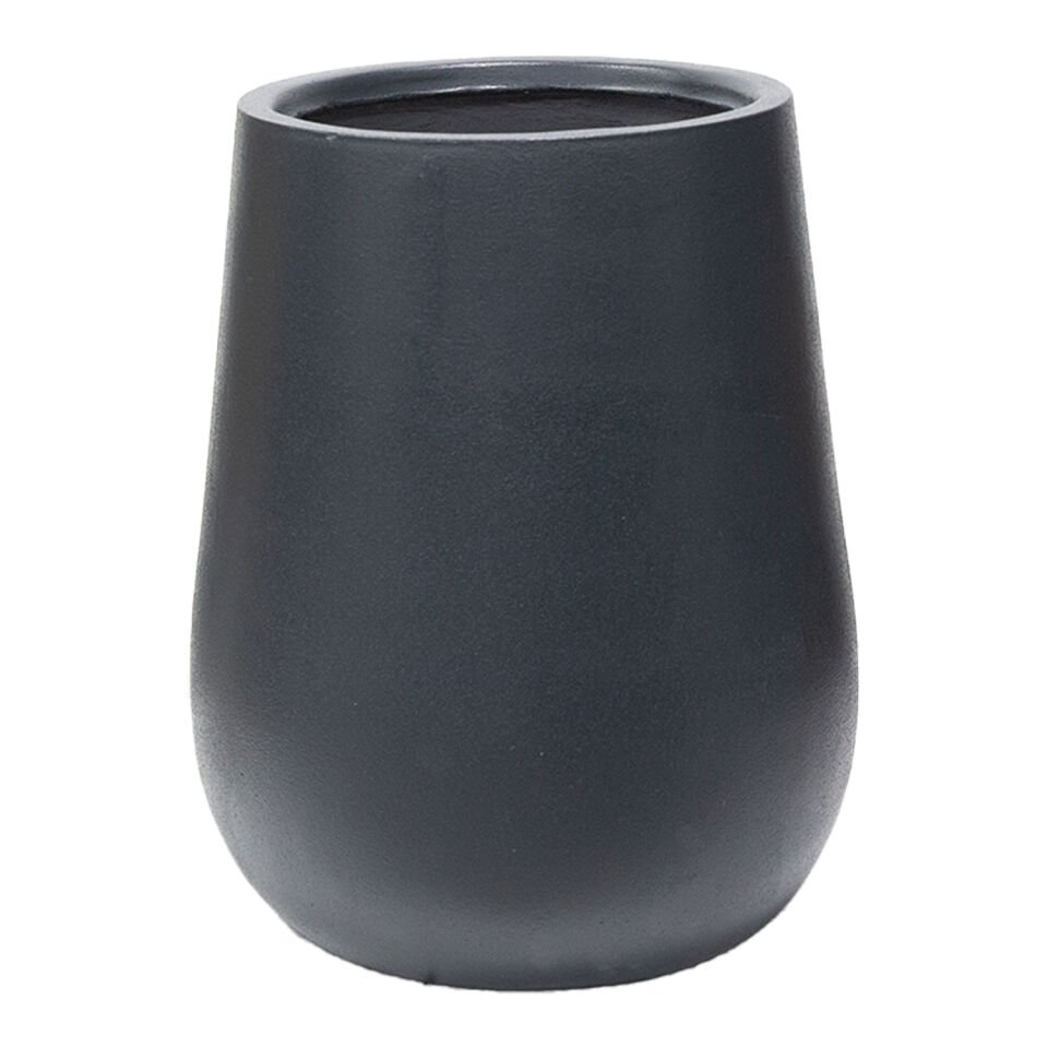 Beton Saksı, Lale, Antrasit - 34x50 cm