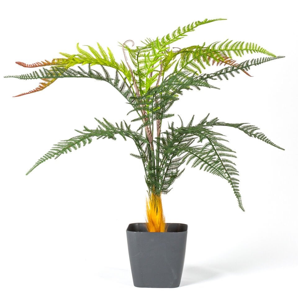 Saksıda Yapay Eğrelti Otu - 70 cm