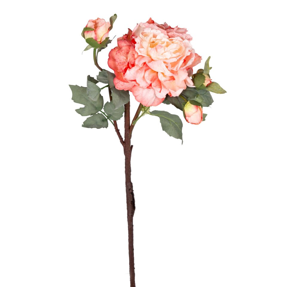 Yapay Çiçek, Şakayık, Kurumuş Efektli, Nar Çiçeği - 60 cm