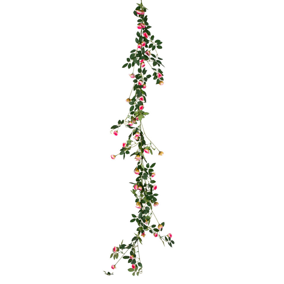 Yapay Sarmaşık Güllü Pembe 175 Cm.