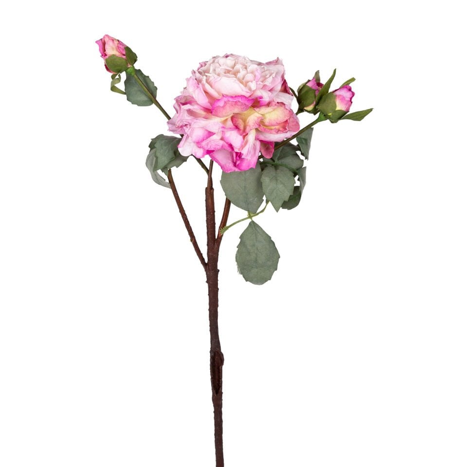 Yapay Çiçek, Şakayık, Kurumuş Efektli, Fuşya - 60 cm