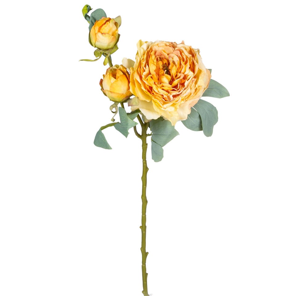 Yapay Çiçek Şakayık Kurumuş Efektli Sarı 25x65 Cm.