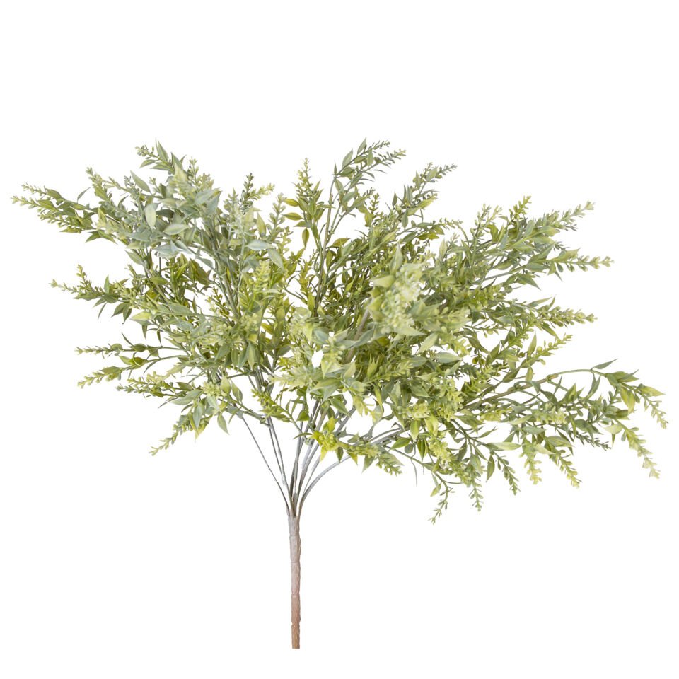 Yapay Çiçekli Bitki, Açık Yeşil - 55 cm