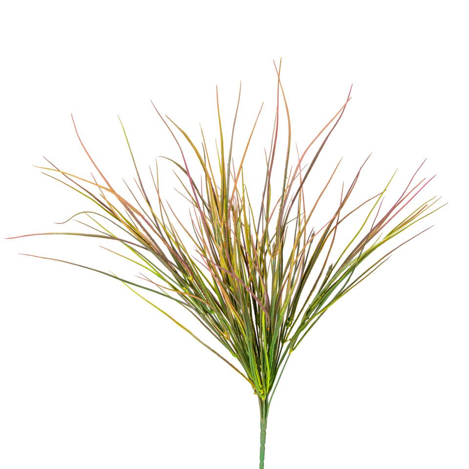 Yapay Saz Demet, Mat, Kızıl/Yeşil - 55 cm