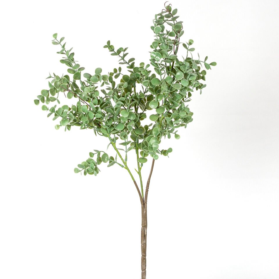 Yapay Okaliptus Demet, Pastel Yeşil - 55 cm