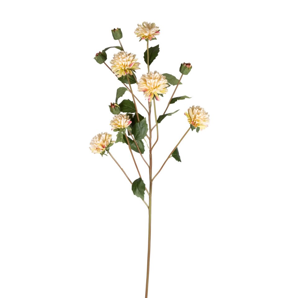 Yapay Çiçek, Krizantem, Krem - 77 cm